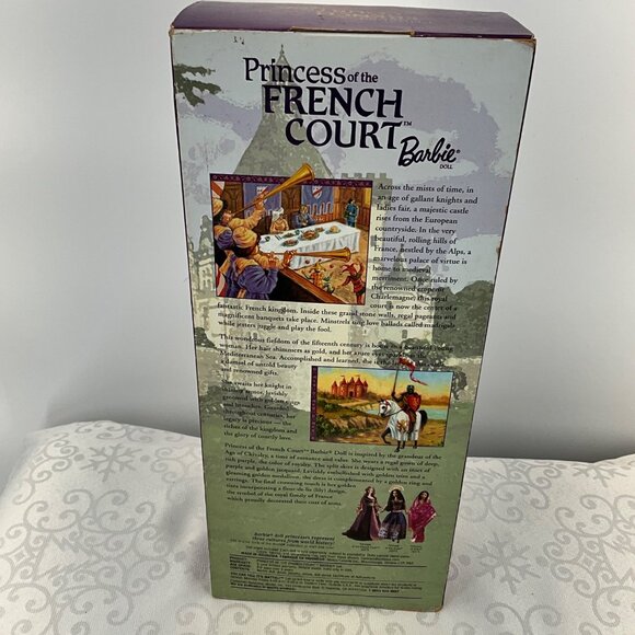 Barbie Collector Edition #28372 Princess Of The French Court Doll In Original Bo - Picture 3 of 5